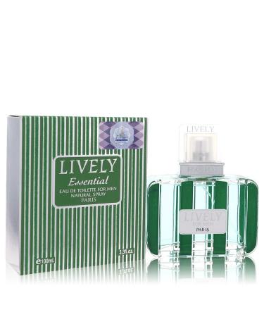 Lively Essential by Parfums Lively Eau De Toilette Spray 3.3 oz for Men