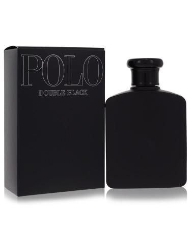 Polo Double Black by Ralph Lauren Eau De Toilette Spray 4.2 oz for Men