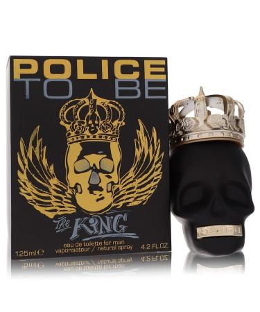 Police To Be The King by Police Colognes Eau De Toilette Spray 4.2 oz for Men