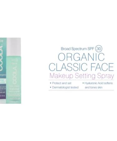 Shop COOLA Organic Makeup Setting Spray SPF 30 - 1.5 oz Online - Best Price & International Shipping - Buy Online on GoSupps.com