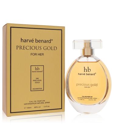 Precious Gold by Harve Benard Eau De Parfum Spray 3.4 oz for Women