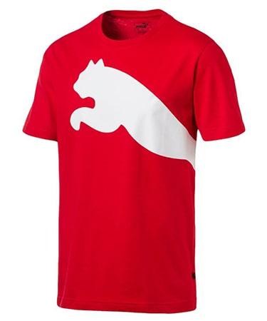 Puma Men's Oversized Logo Tee