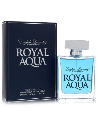 Royal Aqua by English Laundry Eau De Toilette Spray 3.4 oz for Men