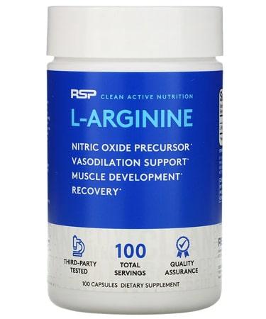 RSP L-Arginine - 100 Capsules 