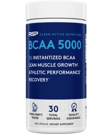 RSP Nutrition BCAA 5000 - 240 Capsules