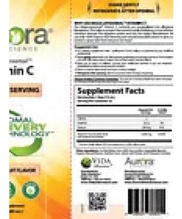 Aurora Nutrascience Mega-Liposomal Vitamin C - Organic 3000 mg in Fruit Flavor | 16 fl oz - Buy Online on GoSupps.com