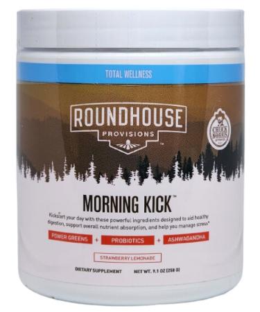 ROUNDHOUSE PROVISION Morning Kick, Powder Supplement for Healthy Digestion, Energy Levels, and Overall Wellness, 30 Servings