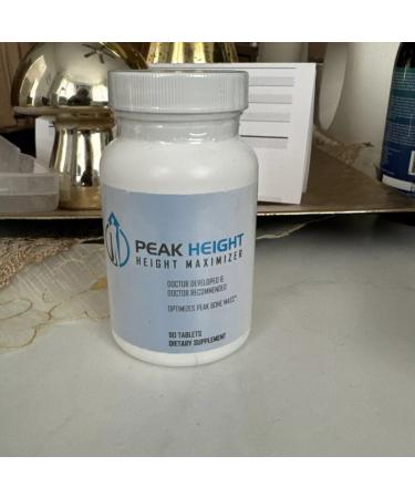 Peak Height Maximizer Optimizes Peak Bone Mass - 90 Tablets