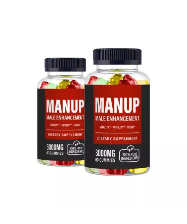 Man Up Gummies - Man Up Male Gummies - 2 Pack - 60 Gummies