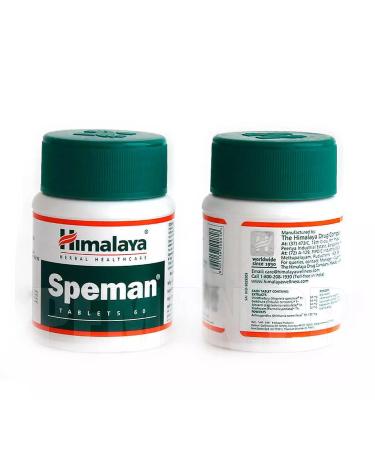 Speman Himalaya 1 BOX 60 TABLETS ORGANIC MEN'S HEALTHS Care