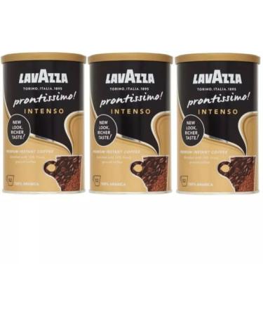 Lavazza Prontissimo Intenso Premium Instant Coffee - Pack of 3 - 95g