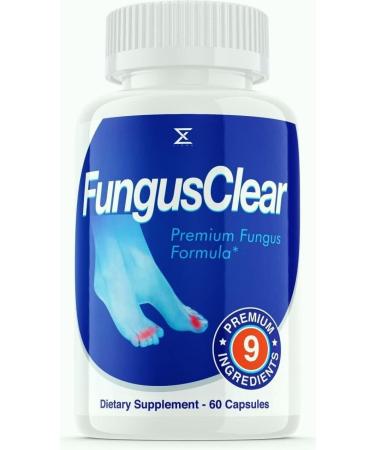 (1 Pack) - Fungus Clear Probiotic Pills - New FungusClear Max Capsules Advanced Formula Fish FungusClearPills FungusClearCapsules ClearFungus Tablets Nail Oil 13 Tank Jungle 30 Days Supply