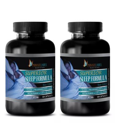 Private Label Nutrition Superior Sleep Formula 952 Mg 60 Capsules - Pack Of 2