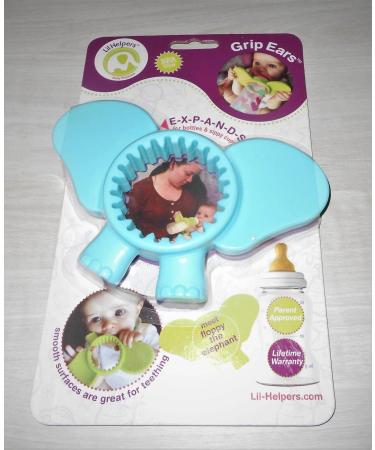 Lil Helpers Baby Bottle Handle Grips Teether Elephant Ears - Pack Of 2 - Buy Online on GoSupps.com