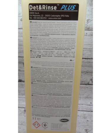 Unox DB1015A0 Det & Rinse Plus Oven Cleaner - 1 Bottle - Buy Online on GoSupps.com