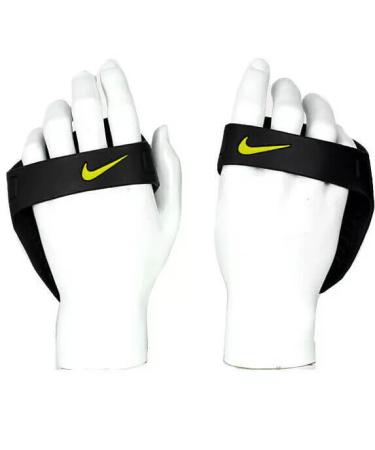 Nike Alpha Grip Weight Training Bench Press Gym Strength Gloves - Black & yellow - Medium - Buy Online on GoSupps.com