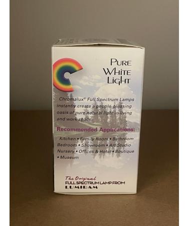 Chromalux Frosted 60W Light Bulb - Pack of 2 | Energy Efficient & Long-Lasting - Buy Online on GoSupps.com