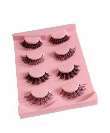 Natural Look False Eye Lashes 3D Faux Mink 15MM