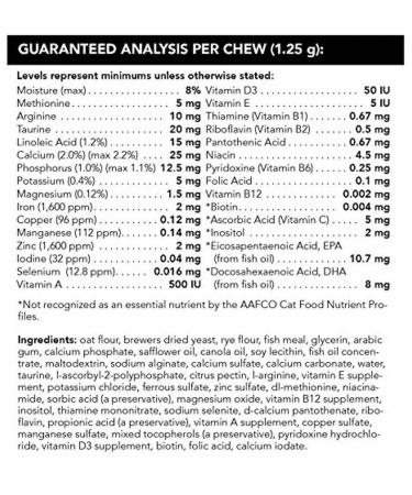 VetriScience - Laboratories - Nu Cat Multivitamin Formula for Cats - 30 Chews - Buy Online on GoSupps.com