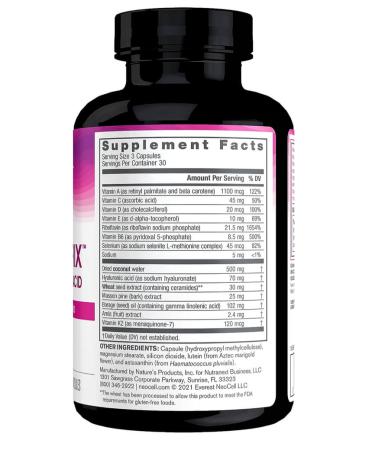NeoCell Glow Matrix Collagen Capsules - Enhance Skin Hydration & Elasticity, 90 Caps - Buy Online on GoSupps.com