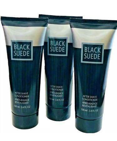 Avon Black Suede After Shave Conditioner (Lot of 3)