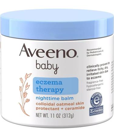Aveeno Baby Eczema Therapy Nighttime Moisturizing Body Balm 11 Oz