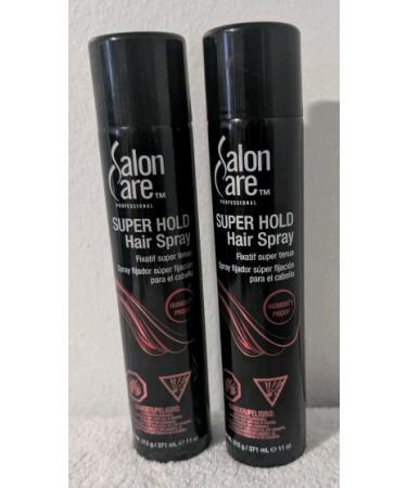Salon Care SUPER HOLD Hair Spray - Pack of 2 - 11 Oz.