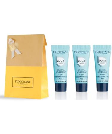 L'Occitane En Provence AQUA Ultra Quenching Gel - Pack of 3 - 0.17 Oz.