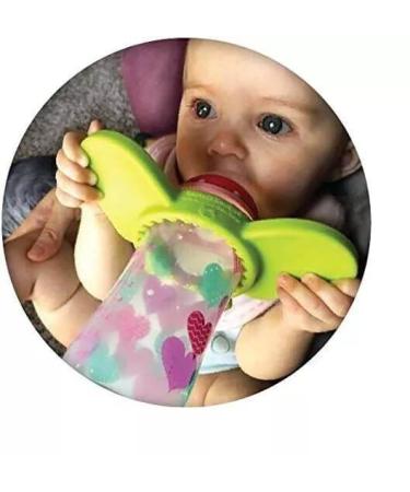 Lil Helpers Baby Bottle Handle Grips Teether Elephant Ears - Pack Of 2