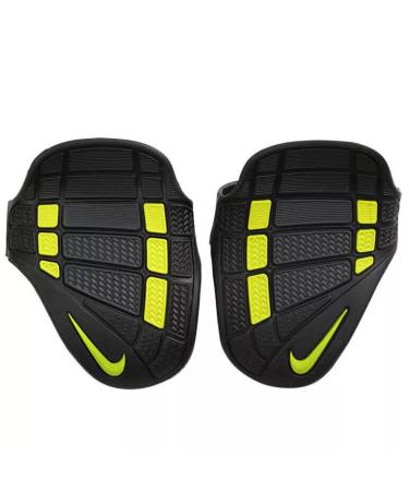 Nike Alpha Grip Weight Training Bench Press Gym Strength Gloves - Black & yellow - Medium