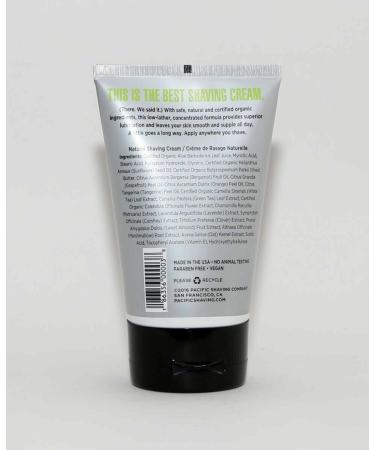 Pacific Shaving Company Natural Shaving Cream 3.4 Oz (Pack of 2) - Smooth & Sensitive Skin Care - Buy Online on GoSupps.com