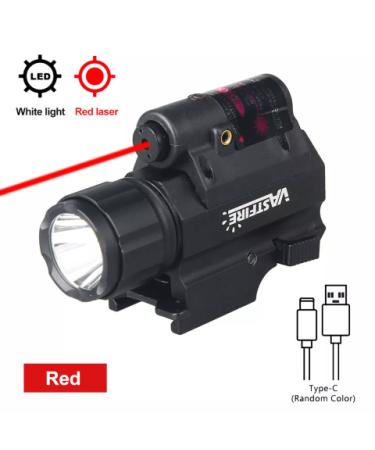 Red Laser Sight Gun Flashlight Strobe Light