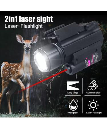 Red Laser Sight Gun Flashlight Strobe Light - Buy Online on GoSupps.com
