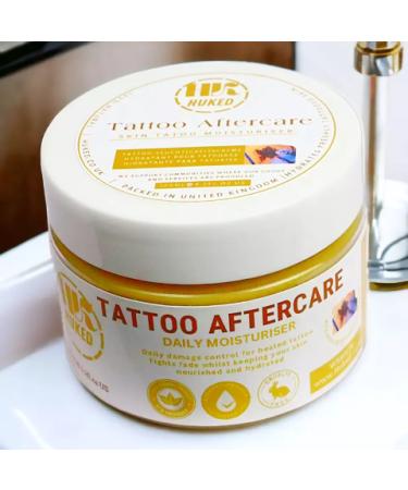 Huked Original TATTOO Aftercare Healing Protection Balm Cream - 120g - Buy Online on GoSupps.com