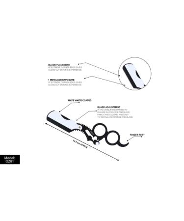 Barber salon Double Ring Stainless Steel Shave Razor - Buy Online on GoSupps.com
