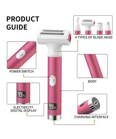 Electric Razor for Women 4 in 1 Wet - Buy Online on GoSupps.com
