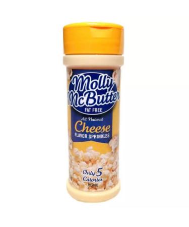 Molly McButter - CHEESE FLAVOR SPRINKLES - Pack of 2 - 2 Oz.
