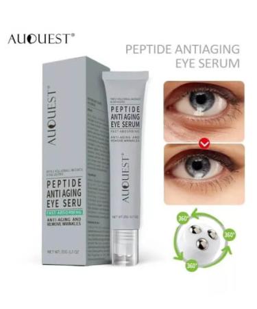 AuQuest Anti-Wrinkle Eye Essence 20g - Firming and Moisturizing Eye Cream for Dark Circles and Bags - Buy Online on GoSupps.com