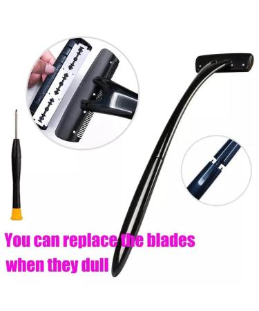Man Back Razor Shaver Groomer Body Hair Removal Trimmer Long Handle Manscaping - Buy Online on GoSupps.com
