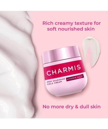 Charmis Vitamin A,C,E Deep Nourishing Cold Cream With Free Shipping - 6.76 Oz - Buy Online on GoSupps.com