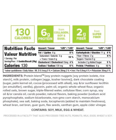 Smart for Life Chocolate Protein Cookies - High Protein Meal Replacement Snack - 12 Pack, 1.02 oz Cookies - Low Calorie & High Fiber Protein Snack - Buy Online on GoSupps.com