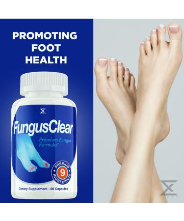 Fungus Clear Probiotic Pills - Advanced Formula for Fish & Nail Fungus - 1 Pack (30 Days Supply) - Buy Online on GoSupps.com