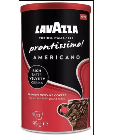 Lavazza Prontissimo Americano Instant Coffee - Pack of 3 - 95g - Buy Online on GoSupps.com