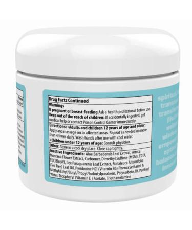 nubeau.nutraceuticals Menthol Pain Relief Anti Inflammatory Therapy Cream - 3 Oz. - Buy Online on GoSupps.com