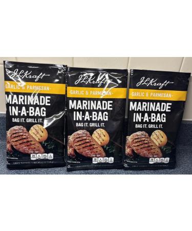 J.L. Kraft Liquid Marinade in a Bag Garlic Parmesan Bag It Grill It - 12 Oz