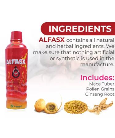 Alfasx + SexMax Pills Stamina Strength - 550ml - Buy Online on GoSupps.com