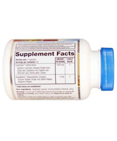 LiverClean 60 Vegan Caps - Detox & Support Liver Health | Natural Supplements - Buy Online on GoSupps.com
