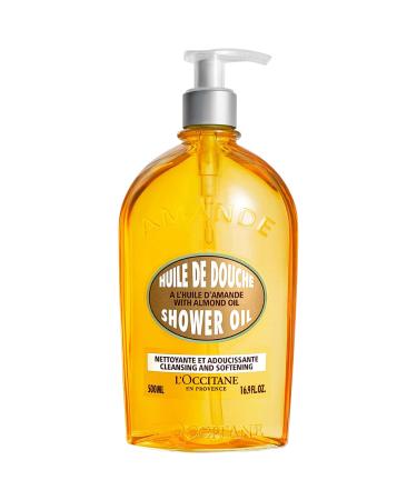 L'Occitane Cleansing And Softening Refillable Shower Oil With Almond Oil-thumbnail_label