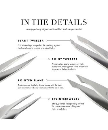 Shop TWEEZERMAN Pink Perfection Pointed Slant Tweezer Online - Best Price & International Shipping - Buy Online on GoSupps.com
