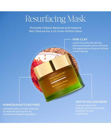 Shop Tata Harper Resurfacing BHA Mask for Brightening and Dark Spots - 1 oz/ 30 mL Online - Best Price & International Shipping - Buy Online on GoSupps.com
